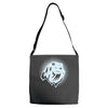 dramatic chipmunk Adjustable Strap Totes