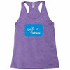suck it trebek Racerback Tank