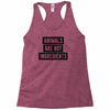 animals are not ingredients Racerback Tank