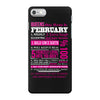 quens are born in february iPhone 7 Case