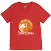 the man the myth the fishing V-Neck Tee