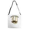 mustachio Adjustable Strap Totes