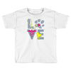 love teal best trending Toddler T-shirt