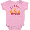 This Girl Loves Rottweiler Baby Onesie
