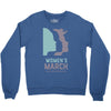 women's march 2017 on washington Crewneck Sweatshirt