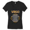 cool virgo Women's V-Neck T-Shirt