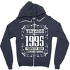 vintage made in 1995 perfectly aged a living legend Zipper Hoodie