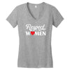 Respect Women Women's V-Neck T-Shirt