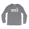 home is where the wifi funny Long Sleeve Shirts