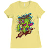 zombie cup Ladies Fitted T-Shirt