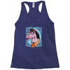 unicorn nerd graphic Racerback Tank