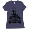 I Am Doberman Pinscher Actually In A Very Commited Relationship Ladies Fitted T-Shirt