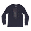 Vintage Usa Flag Long Sleeve Shirts