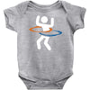 portal hula hooping with portals Baby Onesie