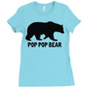 pop pop Ladies Fitted T-Shirt