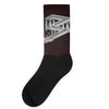 some game involving falling blocks in the style of m.c. escher Socks