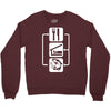 v2 eat sleep fish Crewneck Sweatshirt