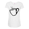 coffee Maternity Scoop Neck T-shirt