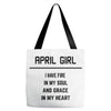 April Girl Tote Bags