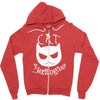 cat skellington Zipper Hoodie