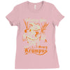 scary krampus Ladies Fitted T-Shirt