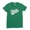shhh nobody cares Ladies Fitted T-Shirt