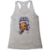 brain drain fox Racerback Tank