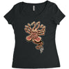 in space no one can hear you scream Women's Triblend Scoop T-shirt