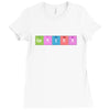 periodic table chemistry fun Ladies Fitted T-Shirt