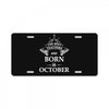 The best teachers are born in Octobe License Plate