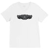 pinstripe 2 skull humor funny V-Neck Tee