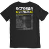October Girl Facts Libra V-Neck Tee