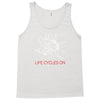 cycling rider gift bike tee life Tank Top