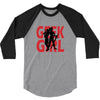 geek girl 3 4 sleeve baseball 3/4 Sleeve Shirt