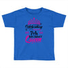 Celebrating With the 7th Birthday Queen Toddler T-shirt