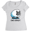 ewe crazy Women's Triblend Scoop T-shirt