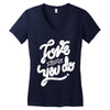 love what you do Women's V-Neck T-Shirt