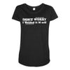 don't worry Maternity Scoop Neck T-shirt