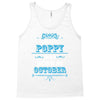 The Best Poppy Was Born In October Tank Top