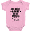 Greatest Nanny In The Universe Baby Onesie