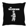 the walking mom Throw Pillow