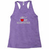 i' love my helicopter pilot Racerback Tank