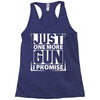 Just One More Gun I Promise Racerback Tank