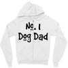 number one dog dad Zipper Hoodie