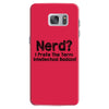 nerd i prefer the term intellectual badass t shirt funny geek tee clas Samsung Galaxy S7