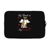 my boxer is my valentine1 Laptop sleeve