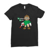 breaking bricks Ladies Fitted T-Shirt