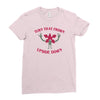 turn that frown upside down Ladies Fitted T-Shirt