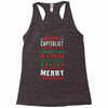 merry corruption of a pagan holiday Racerback Tank