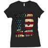 Jake Paul Team 10 Old America Design Ladies Fitted T-Shirt